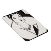 1928アートデコ女性 マグネット (右側)