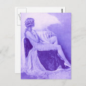 1928ツィーグフェルドの少女 ポストカード (正面/裏面)