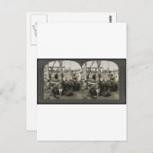 1928年にエジプトのナイル川から水を汲み上げる ポストカード (正面/裏面)