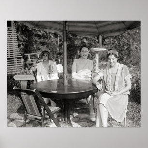 1928年の夏の日 ビンテージ写真 ポスター