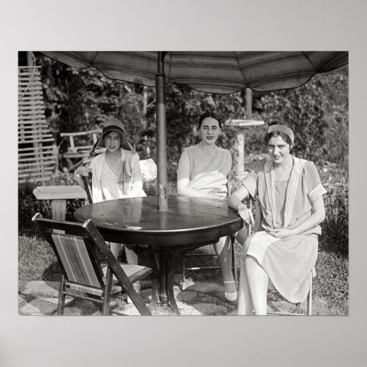 1928年の夏の日 ビンテージ写真 ポスター (正面)