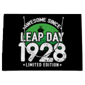 1928素晴らし年閏年日以後2月29誕生日 ラージペーパーバッグ (正面)