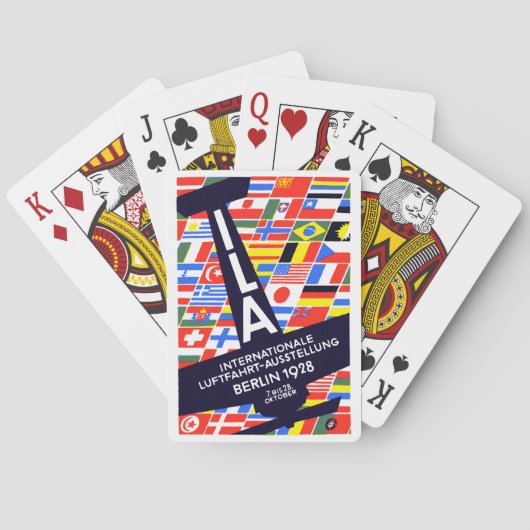1928航空国際的ショー トランプ (裏面)