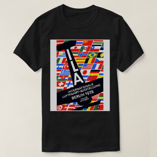 1928航空国際的ショー Tシャツ (デザイン正面)