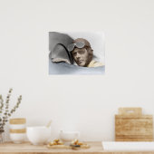 1928 CHARLES LINDBERGH ポスター (キッチン)