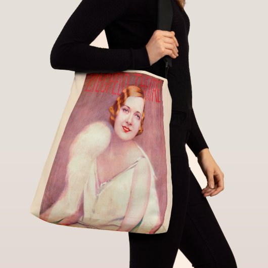 1928 Ziegfeld Theater program cover クロスボディバッグ (クローズアップ)