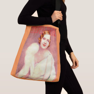 1928 Ziegfeld Theater program cover Marilyn Mille クロスボディバッグ