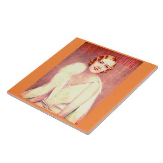1928 Ziegfeld Theater program cover Marilyn Miller タイル (側面)