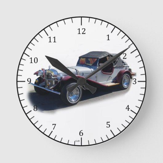 1929ガゼル時計 ラウンド壁時計 (正面)