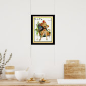 1929ライフ・アールデコ・カバー16 x 20 ポスター (キッチン)