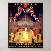 1929年のイベロアメリカ博覧会のポスター ポスター (正面)