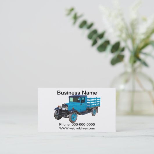 1929年のChevy 1トンの棒の体のトラック 名刺 (スタンド正面)