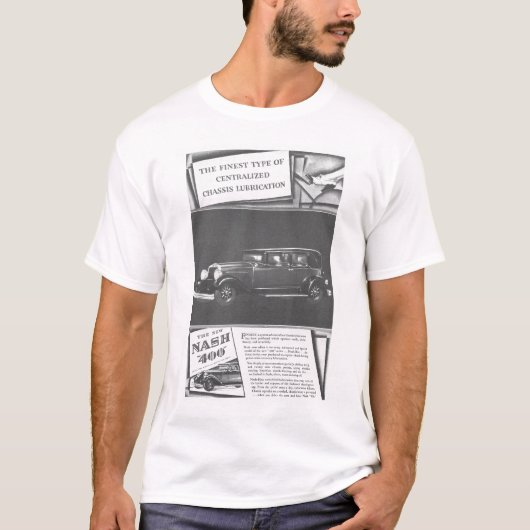 1929年のNashのヴィンテージ広告 Tシャツ (正面)