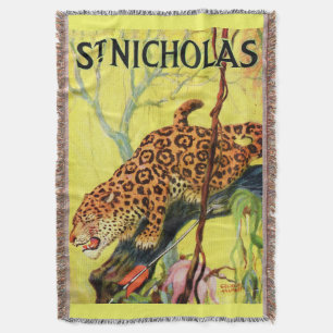 1929年セントニコラス誌カバーヒョウ スローブランケット