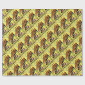 1929年セントニコラス誌カバーleopard print ラッピングペーパー (フラット)