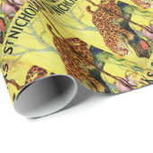 1929年セントニコラス誌カバーleopard print ラッピングペーパー (ロールコーナー)