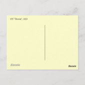 1929年「ブレーメン」 ポストカード (裏面)