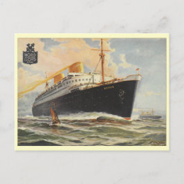 1929年「ブレーメン」 ポストカード