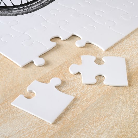 1929 Brough Superiorバイク ジグソーパズル (側面)