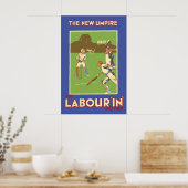 1929 Labour Party Election Poster British ポスター (キッチン)