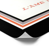 1929 Le Sourrireアールデコジャズカバー ポスター (角)