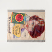 1929 Lucky StrikeとBillie Burkeの広告 タペストリー (正面(横))