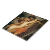 192.漁師とサイレン（フレデリック・レイトン著） タイル (側面)