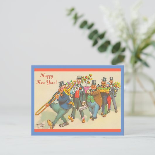 1930おもしろい年のヴィンテージのイメージ ポストカード (スタンド正面)