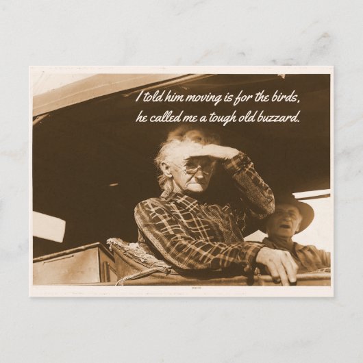 1930おもしろい年代のヒルビリー・カップルの動きの発表 ポストカード (正面)