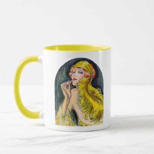 1930のイラストレーションMug マグカップ (左)