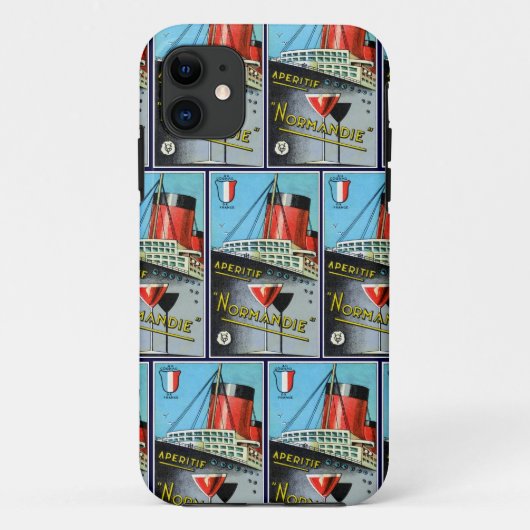 1930アペリフランスのフ・ノルマンディー Case-Mate iPhoneケース (裏面)