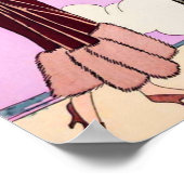 1930アールデコポイショアレディースファッション ポスター (角)