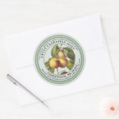 1930グリーンジェリーラベル(先住民リンゴ) ラウンドシール (封筒)