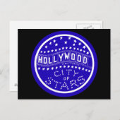 1930ハリウッドカリフォルニア ポストカード (正面/裏面)