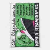 1930マニラ汽船 キッチンタオル (縦)