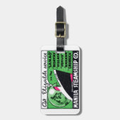 1930マニラ汽船 ラゲッジタグ (正面縦)