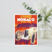 1930モナコグランプリヴィンテージレースはがき ポストカード (スタンド正面)
