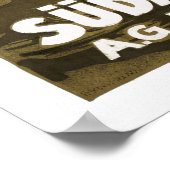 1930年に復元されたドイツのヴィンテージ旅行ポスター ポスター (角)