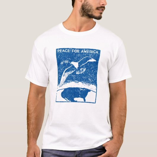 1930年のアメリカ平和 Tシャツ (正面)