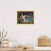 1930年のアールデコアラビア夜ポスター ポスター (キッチン)