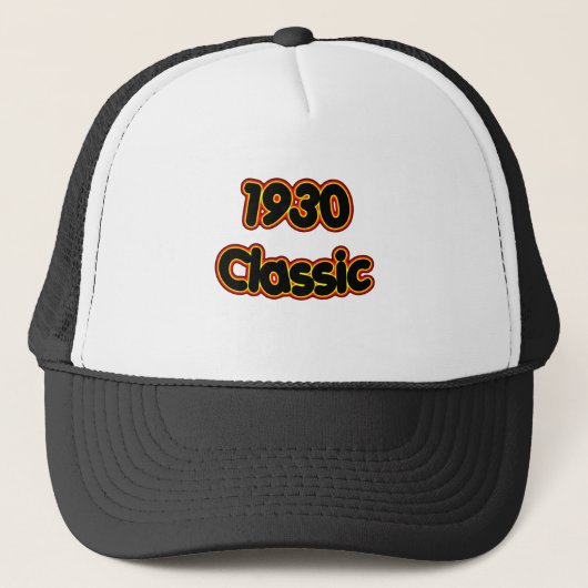 1930年のクラシック キャップ (正面)