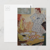 1930年のチーズのスイーツを持つ4人の女性 ポストカード (正面/裏面)