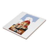 1930年のフィレンツェイタリア旅行ポスター タイル (側面)