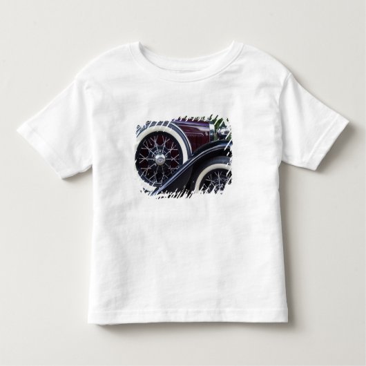 1930年のフォードクラシックな車 トドラーTシャツ (正面)
