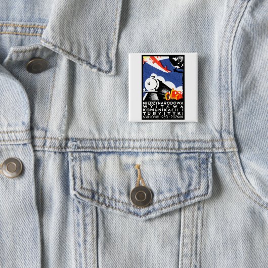 1930年のポズナンの博覧会ポスター 缶バッジ (インサイチュ)