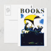 1930年の書籍ポスター ポストカード (正面/裏面)