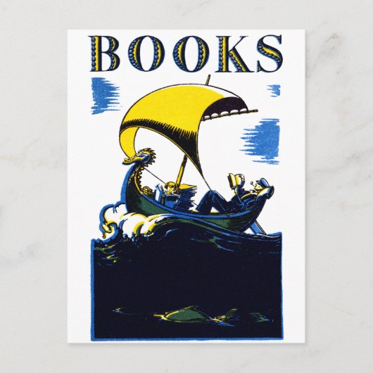 1930年の書籍ポスター ポストカード (正面)