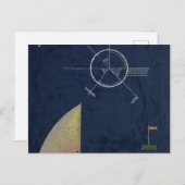 1930年のWassily Kandinskyによる鈍い灰色 ポストカード (正面/裏面)