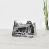 1930年キャビン難破船ヒルビリーシャック引っ越し祝いパーティー 招待状 (正面)