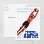 1930年サッカー大会 ポストカード (正面/裏面)